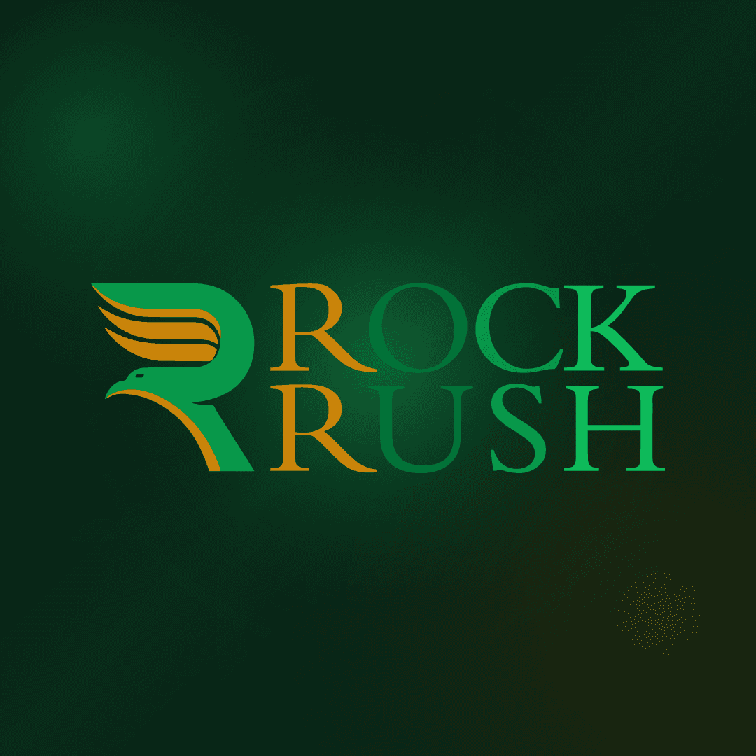 Screenshot of the Rock Rush Group website homepage